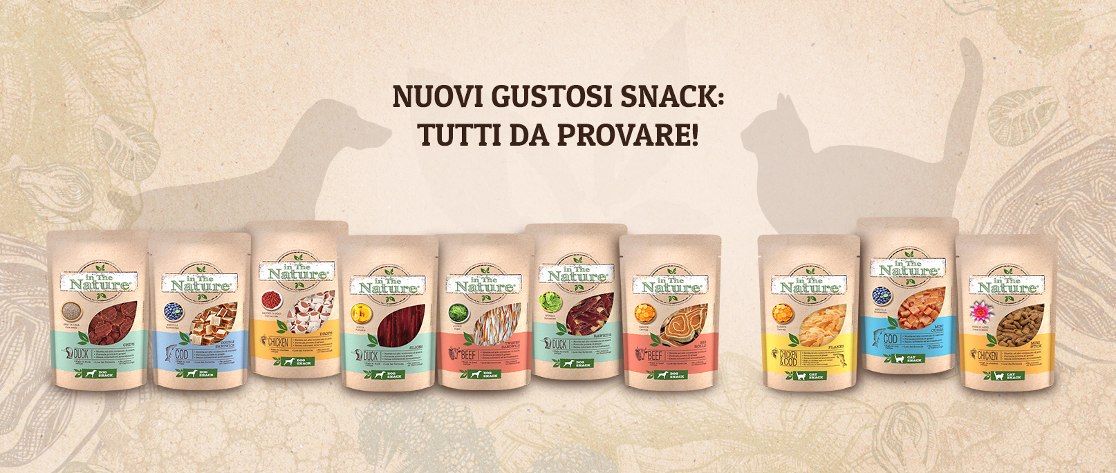 Nuovi gustosi snack In The Nature®