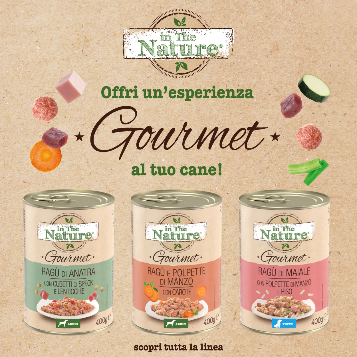 GOURMET: la nuova linea di RAGÙ per CANI