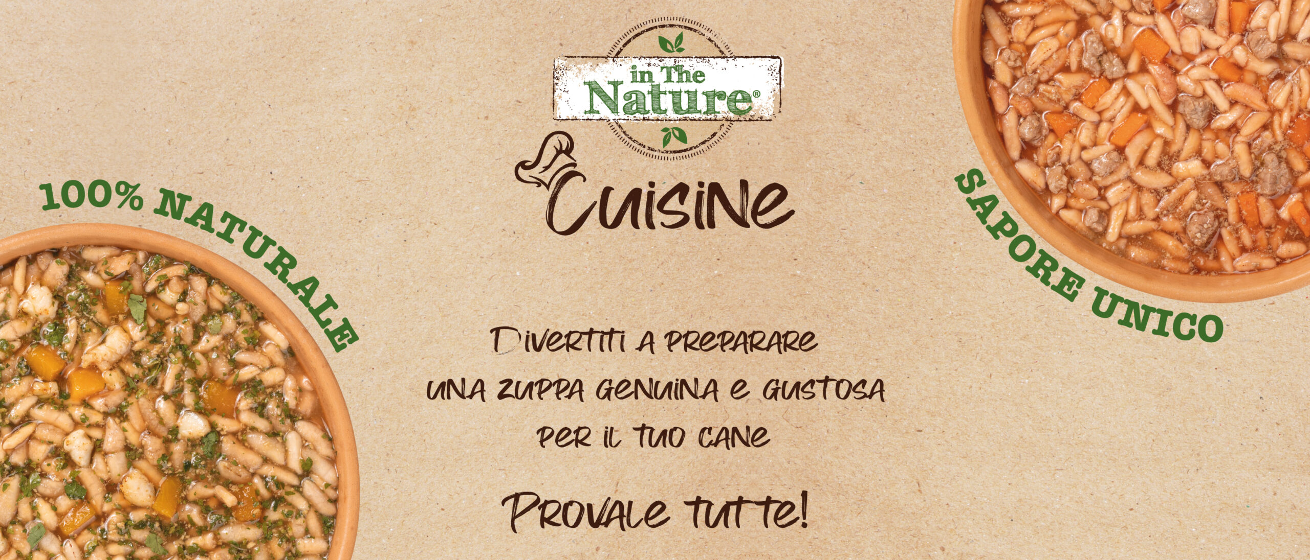 CUISINE: la nuova linea di ZUPPE ISTANTANEE per CANI